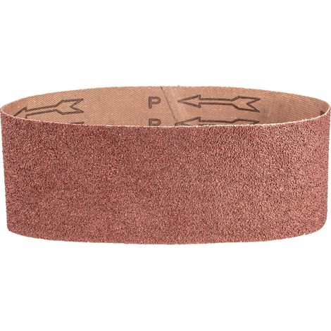 GRAPHITE BANDES ABRASIVES SANS FIN 75 X 457 MM, GRAIN 40/60/80/100/120 - BANDES DE HAUTE QUALITÉ POUR UN PONÇAGE PRÉCIS - LOT DE