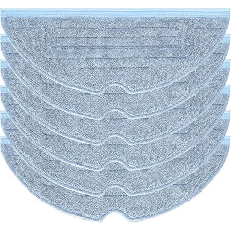 AMXCNOY 6er-Pack Wischpads für Roborock S7 Pro Ultra, S7 MaxV Ultra, S7 Plus, S7 Max, Ersatzteile für Roborock S7, T7s, T7s Plus Saugroboter