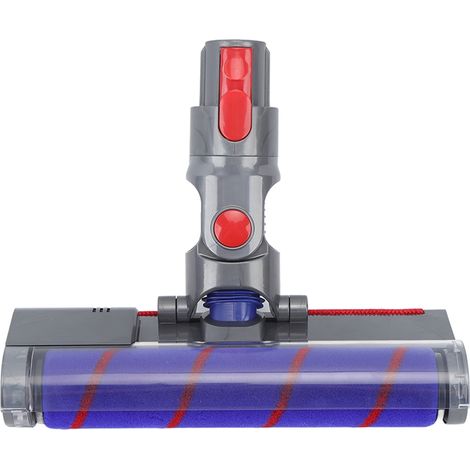 Tête de brosse rouleau souple compatible Dyson V7 V8 V10 V11 accessoire aspiration sols durs ABS robuste (1/5)