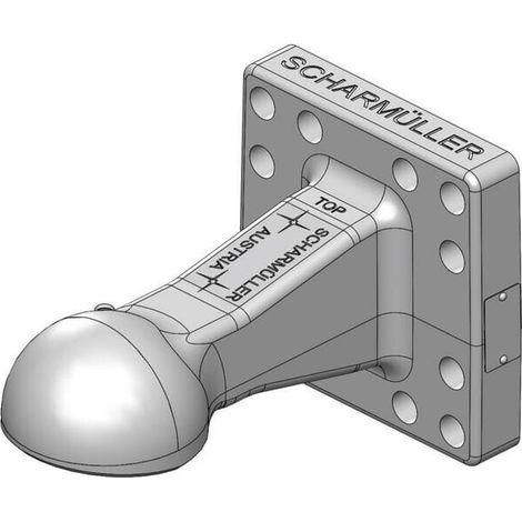 Ojal de remolque bola K80 160 x 160 6t ISO 24347 SCHARM脺LLER 00665903A02