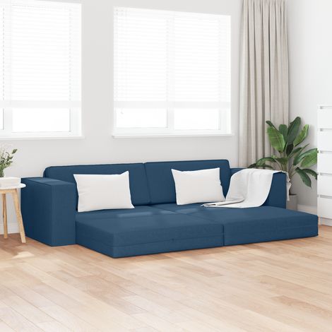 Maison Exclusive - Schlafsofa Marineblau 245 x 78 x 77 cm Stoff (1/5)