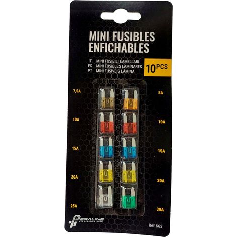 Mini Fusibles Enfichables Peraline - 10 pcs