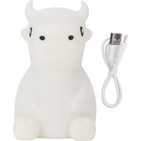 Filiyano – lampe de chevet à – Mini veilleuse, lampe de chevet à changement de couleur instantané (7 couleurs), en silicone, économique et (1/5)