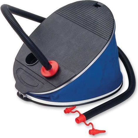 Gonfleur à Pied - - 1,05 Litres - Tuyau Flexible - Gonfle et Dégonfle - /Rouge (1/2)