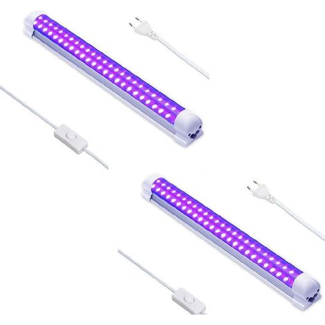 Lampe UV LED 2 pièces 10W-32CM (395nm) norme européenne (1/5)