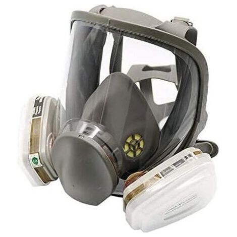 6800 masque à gaz peinture en aérosol pesticide chimique anti-poussière silicone décoration (1/3)
