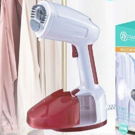 TRADE SHOP - Ferro Da Stiro Verticale 1400 Watt Rimuovi Pieghe Vestiti Vapore 350ml Tx-8252 - (1/4)