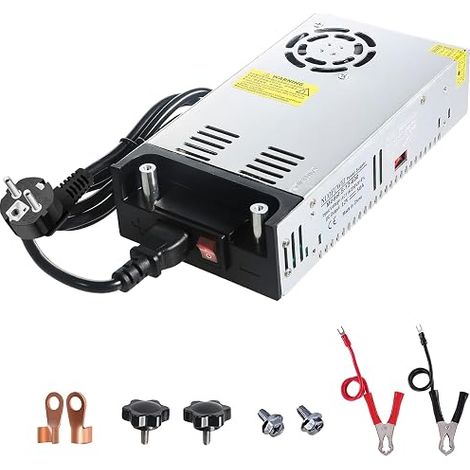 DC 12V 50A 600W Power Supply Transformer 220V AC to 12V DC Converter Power Supply for Driver LED Motor Pump Camera Security CCTV Car Stereo 3D Printer Other Devices (1/5)