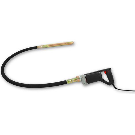 Vibrador hormigón eléctrico 800W botella 35mm con manguera 1,5m portátil EBERTH