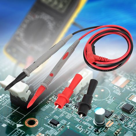 PT1006 Digitalmultimeter mit Krokodilklemmen-Prüfspitze, 1000 V, 20 A, Messleitung (90 cm) (1/5)