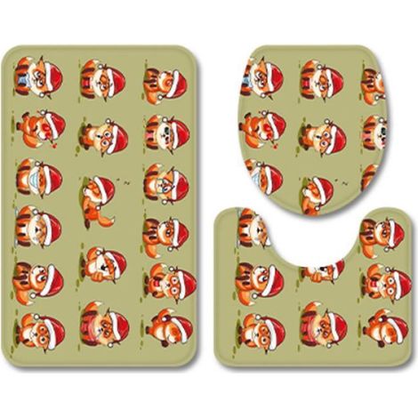 Tapis de toilette - - Y-Noël - Non Slip - Lavable à la machine - 45x75 cm (1/3)
