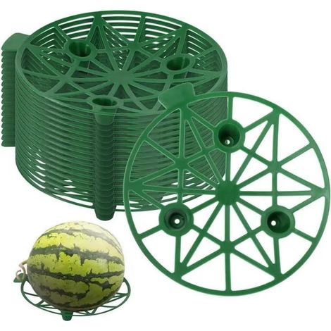 Lot de 10 supports pour melon, citrouille et pastèque, treillis de jardin pour légumes. (1/5)