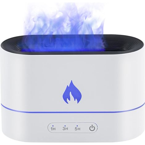 Humidificateur avec effet flamme deux cents millilitres trois fonctions pour aromathérapie et ambiance pour chambre (1/5)