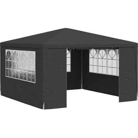 Maison Exclusive - Profi-Partyzelt mit Seitenwänden 4×4 m Anthraz (1/5)