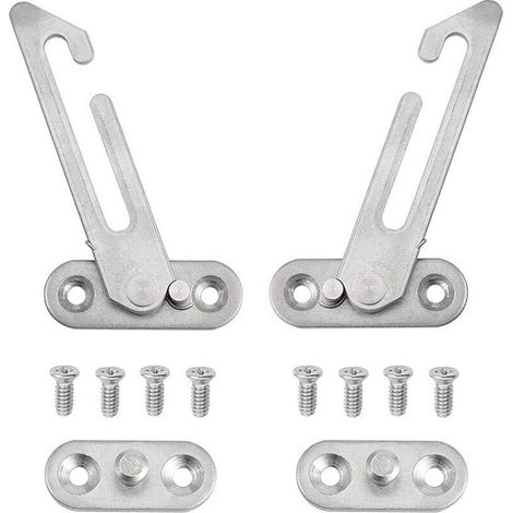 YMYNY 2pcs UPVC Window Regulator – Stainless Steel 304 – with Screws – for Left and Right Windows (1/4)