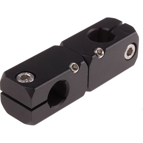 Raccord transversal RS PRO, profilé 10mm, Ø 12mm en Aluminium ( Prix pour 1 )