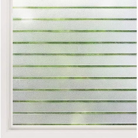 2PCS Stickers pour Fenetre Rayure Film Vitre Anti UV Film de Protection Fenetre 90 × 200 CM pour Decoration Salle de Bain Maison Bureau Cuisine (1/5)