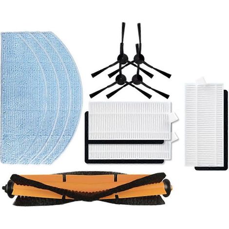 Accessoires et pièces de rechange pour aspirateurs Pioneer VC720R / VC725R : brosse principale, filtre et chiffon de nettoyage. (1/5)