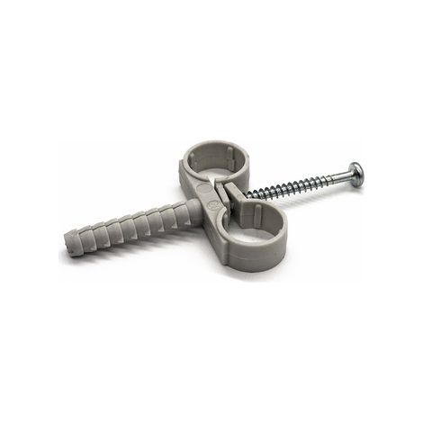 10 PZ COLLARI DOPPI IN NYLON CON VITE- mm 18- DH- pezzi 1
