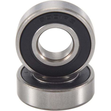 Cuscinetti a sfera Crezuo 6001RS da 28 mm x 12 mm x 8 mm per pattini a rotelle (2 pezzi)-Crezuo