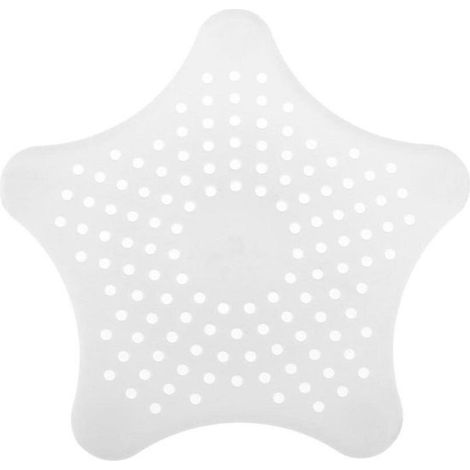 Passoire d'évier - Bouchon d'évier - Cuisine - Salle de bain - Canalisations - Filtre de canalisation d'égout - Passoire de salle de bain - Nettoyage - Accessoires de comptoir - Gadgets - Blanc (1/5)