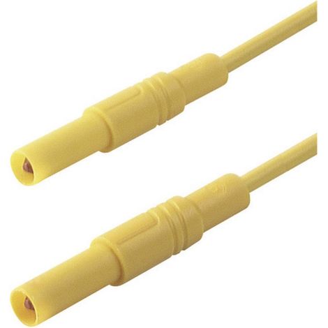 SKS Hirschmann MLS GG 100/1 Cable de medida amarillo 1m