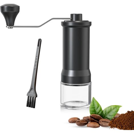 Moulin à Café Manuel - Broyeur en Céramique avec Broyeur Conique Contemporain pour Aeropress, Expresso, Pour Over, presse française et Cafetière à Moka (1/5)