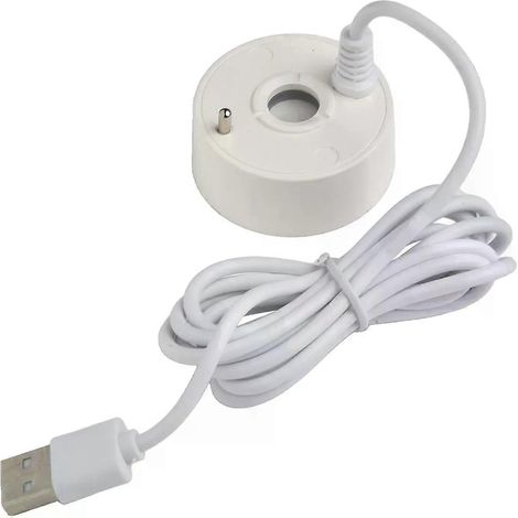 Pulvérisateur de fontaine USB 5V, petit pulvérisateur pour fontaine artificielle de type rocaille, pompe à eau tout-en-un USB 5V, blanc. (1/5)
