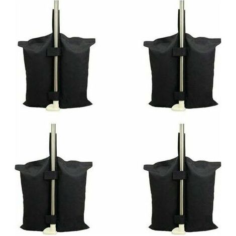 Robuster, industrietauglicher Ballastsack mit Doppelnaht für Pop-up-Zeltmarkisen, schwarz (1/5)