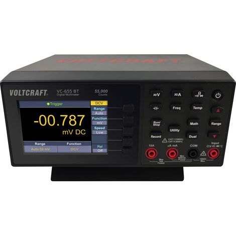 VOLTCRAFT VC-655 BT Tisch-Multimeter kalibriert (ISO) digital CAT I 1000 V, CAT II 600 V Anzeige (C (1/5)