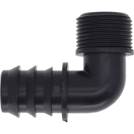 Raccord Coudé Male BSP 1 Pouces - Raccord Hosetail 25 mm - Pour Systèmes D'Arrosage Et Aquatiques - 1 Pièce (1/5)