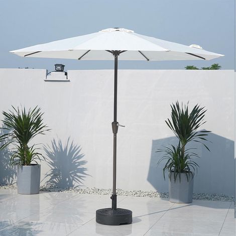 Parasols de terrasse, parasols de marché pour jardin, terrasse, piscine et plage, beige (1/5)