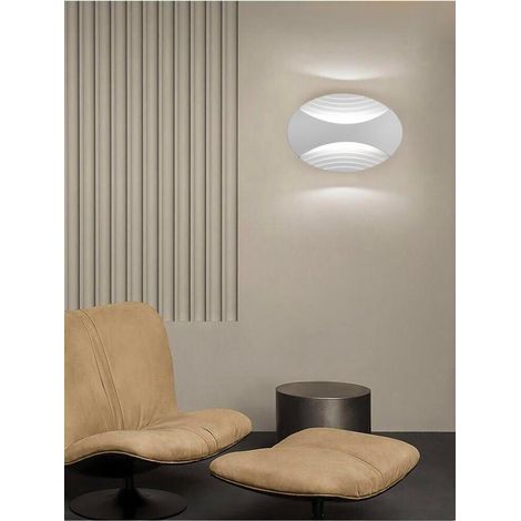Applique Led 6 Watt Da Parete 3 Tonalità Luce Bianca Calda Naturale Aq15 Bianco (1/4)