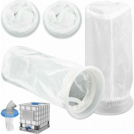 Lot de 4 Filtre IBC en Nylon pour réservoir d'eau de Pluie IBC 1000 litres, Filtre en Nylon Raccord de Couvercle de réservoir IBC pour réservoir d'eau de Pluie IBC (1/5)