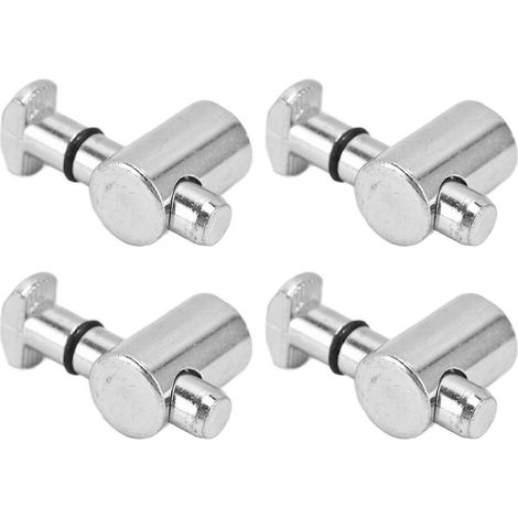 4-teiliges Ankerverbinder-Set M2.5, europäischer Standard, Kohlenstoffstahl, 90°-Winkel