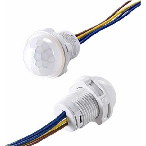 QORVA-Détecteur de mouvement infrarouge LED Downlight Pir100v-240v Commutateur de lumière