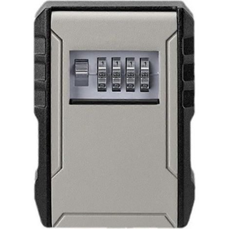 Coffre-fort pour clés de voiture gris grand format, sécurisé pour maison ou appartement, installation simple et rapide (1/5)