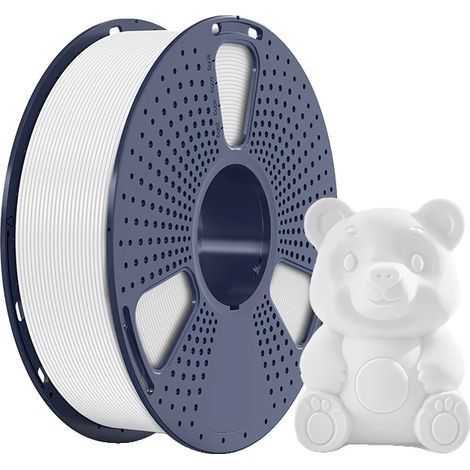 3D-Drucker-Filament, PLA-Material, ordentliches Spulendesign, Weiß (1/2)
