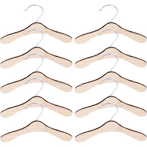 Lot de 10 cintres pour vêtements de chien et chaton, cadeau pratique pour les propriétaires d'animaux - L (1/5)