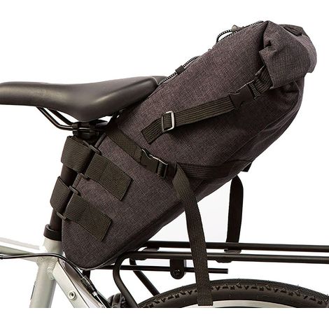 Bolsa para cuadro Wantalis, alforja negra para bicicleta, 15 l (1/5)