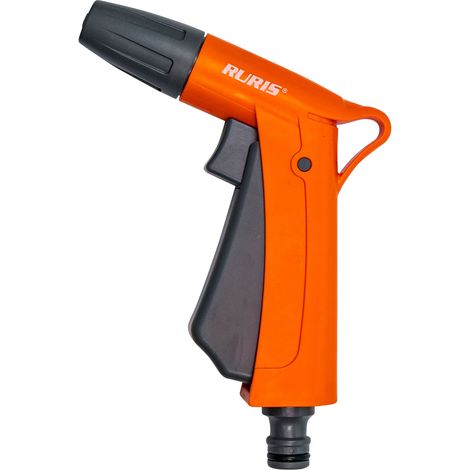 Pistolet d'arrosage réglable RURIS 1031 - 2 jets (jet et brume) - Compatible tuyaux 12,5 et 19 mm - Débit réglable - ABS et PP - 3 accessoires inclus (1/5)