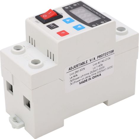 Einstellbarer 240V-300V 40A Über- und Unterspannungsschutz mit automatischer Rückstellung (1/5)