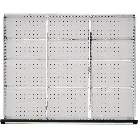 Trennblech 1/3-Teilung, für Schrankbreite 910 mm für Schubladenhöhe 60 mm (1/2)