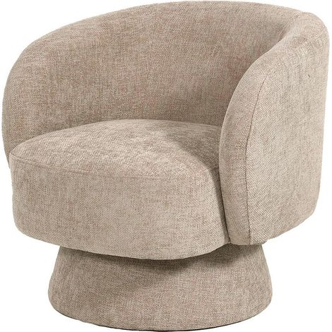 ANDREA HOUSE MU26525 Butaca Giratoria Maya Beige - ref: MU26525