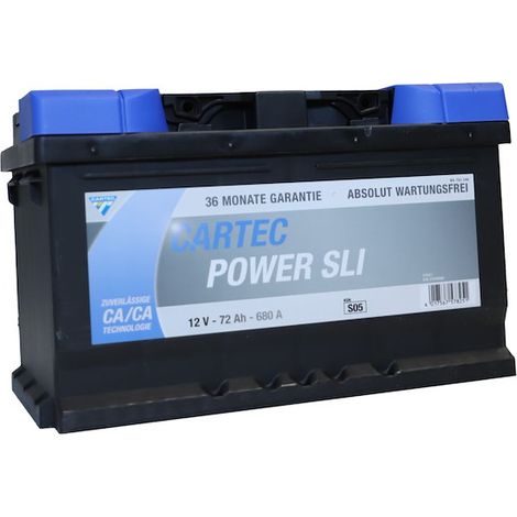 POWER SLI Starterbatterie 72 AH / 680 A