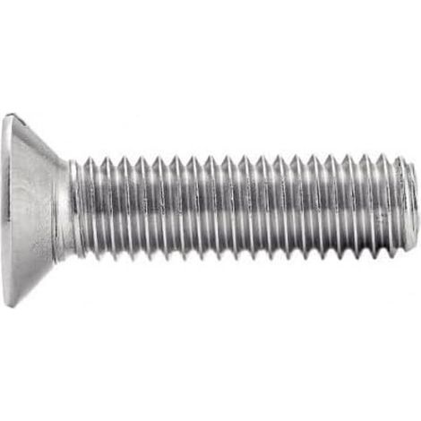 200 Vis à Métaux Tête Fraisée Fendue 4 x 35 mm - DIN 963 - ISO 2009 - NFE25-123 - UNI 6109 - Inox A2 - D-Work