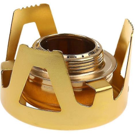 Sac à dos compact en alliage d'aluminium avec brûleur à alcool intégré pour le camping et la randonnée (1/4)