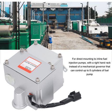Actionneur de papillon générateur diesel 1,3N, couple élevé, course 23mm, résistance 2,5Ω, 0-3A, 12V DC, régulateur externe pour groupe électrogène. (1/5)
