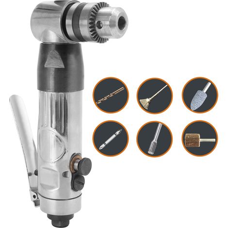 Outil pneumatique coudé, perceuse pneumatique industrielle, perceuse angulaire robuste à 90 degrés, machine à tarauder KP-557L, style américain (1/5)