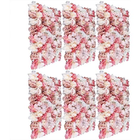 Wand aus Kunstblumen, Rosenwand, Kunstblumenwand, Dekorationswand für Hochzeitsschaufenster (1/5)